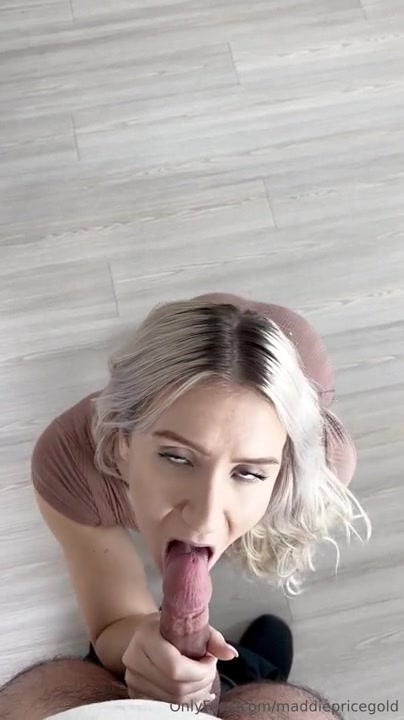 Maddiepricegold Onlyfans video Blowjob Cum On Face!